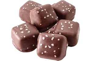 Funtasty Milk Chocolate Sea Salt Caramel Squares Candy, 2-Pound Pack