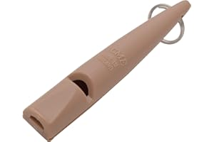 ACME Genuine 210.5 Dog Whistle. High Pitch. Single Note. Good Sound Quality. Weather-Proof. Pealess. BPA Free Plastic. Made in The UK (Nougat Brown)