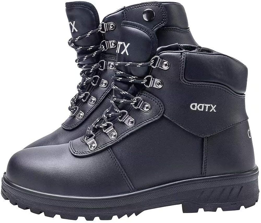high leg zip safety boots