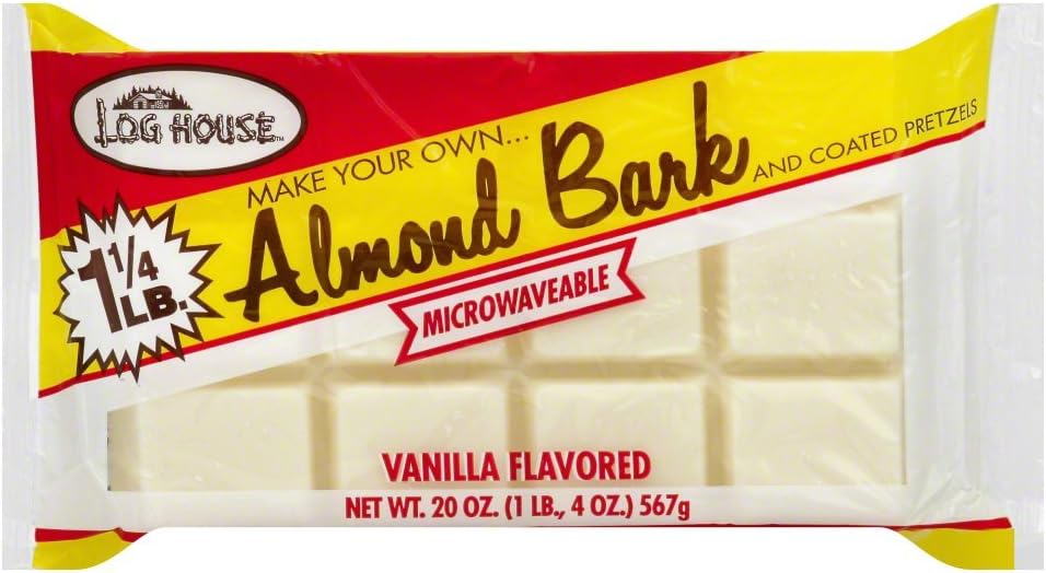 Log HouseBark Almond Vanilla, 20 oz
