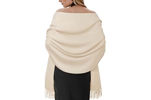 Darller Winter Scarf for Women Pashmina Shawls and Wraps for Evening Dresses Wedding Party Bridesmaid Warm Long Scarves Shawl