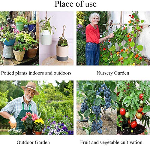 OZMI Plant Self Watering Spikes Devices, 6 Pack Automatic Irrigation Equipment Plant Waterer with Slow Release Control Valve, Adjustable Water Volume Drip System for Home and Vacation Plant Watering
