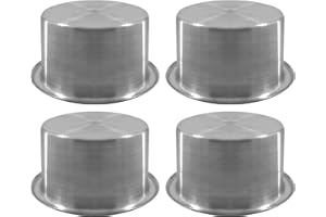 ISURE MARINE 4Pcs 3" Stainless Steel Drop-in Anti-Spill Cup Holder with Non-Slip Washer,Heavy Duty Poker Table Cup Holder Inserts Fits Standard Soda Can for Desk, Boats, RV Cars & Trucks