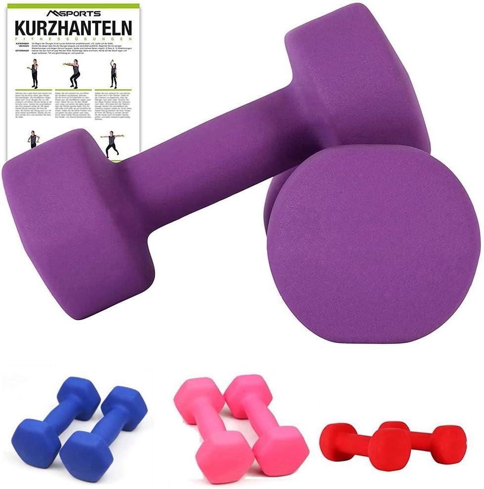 Dumbbells 4kg,6kg,8kg,10kg Dumbell Set for Women and Men Small Hand