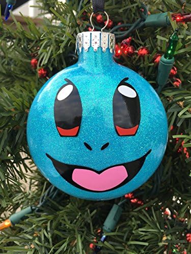 Squirtle Ornament, Pokemon Ornament, Pokemon Gift, Squirtle Pokemon, Personalized Ornament, Boys Ornament