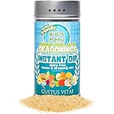 Kid’s Menu: Instant Dip - Dairy Free Sauce & Dressing Seasoning Mix | Hand Made Seasoning | All Natural Spice Blend | No MSG | Lower Sodium | Non GMO Spices | Fun, Savory, Mild Flavor | Vegan, Plant Based | Picky Eater Approved | Great for Ages 3–11 | Quick & Easy | Not Spicy | Family Friendly | Small Batch | Made in USA | Gustus Vitae