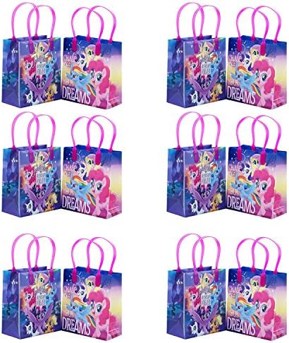 12PC My Little Pony The Movie Goodie Gabs Party Favor Bags Gift Bags Birthday Bags