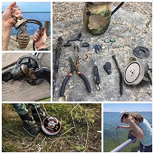 FINDMAG Fishing Kit with Case 1500 LBS Pulling Force Super Strong Fishing