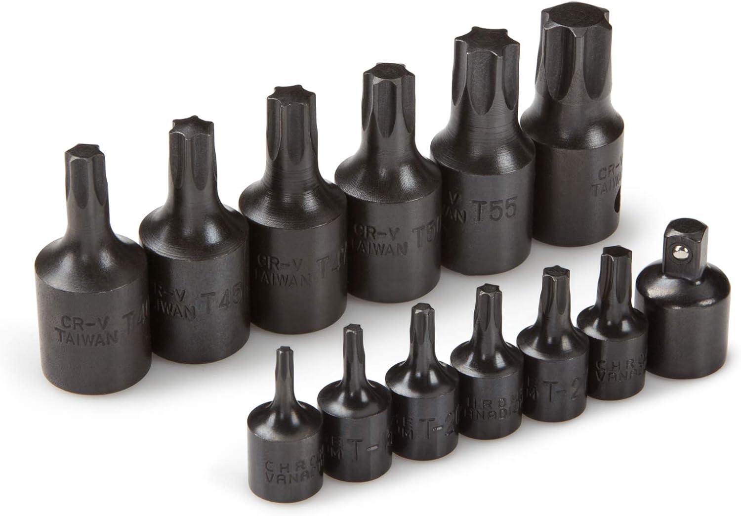 TEKTON 4912 1/4Inch and 3/8Inch Drive Impact Star Bit Socket Set