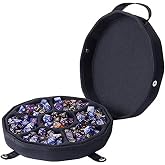 Aenllosi Hard Case for DND Dice Set 210 Polyhedron Dice | Custom-cut compartments, Magnetic snap closure, Double-layer storage, Cushioned interior, Case only