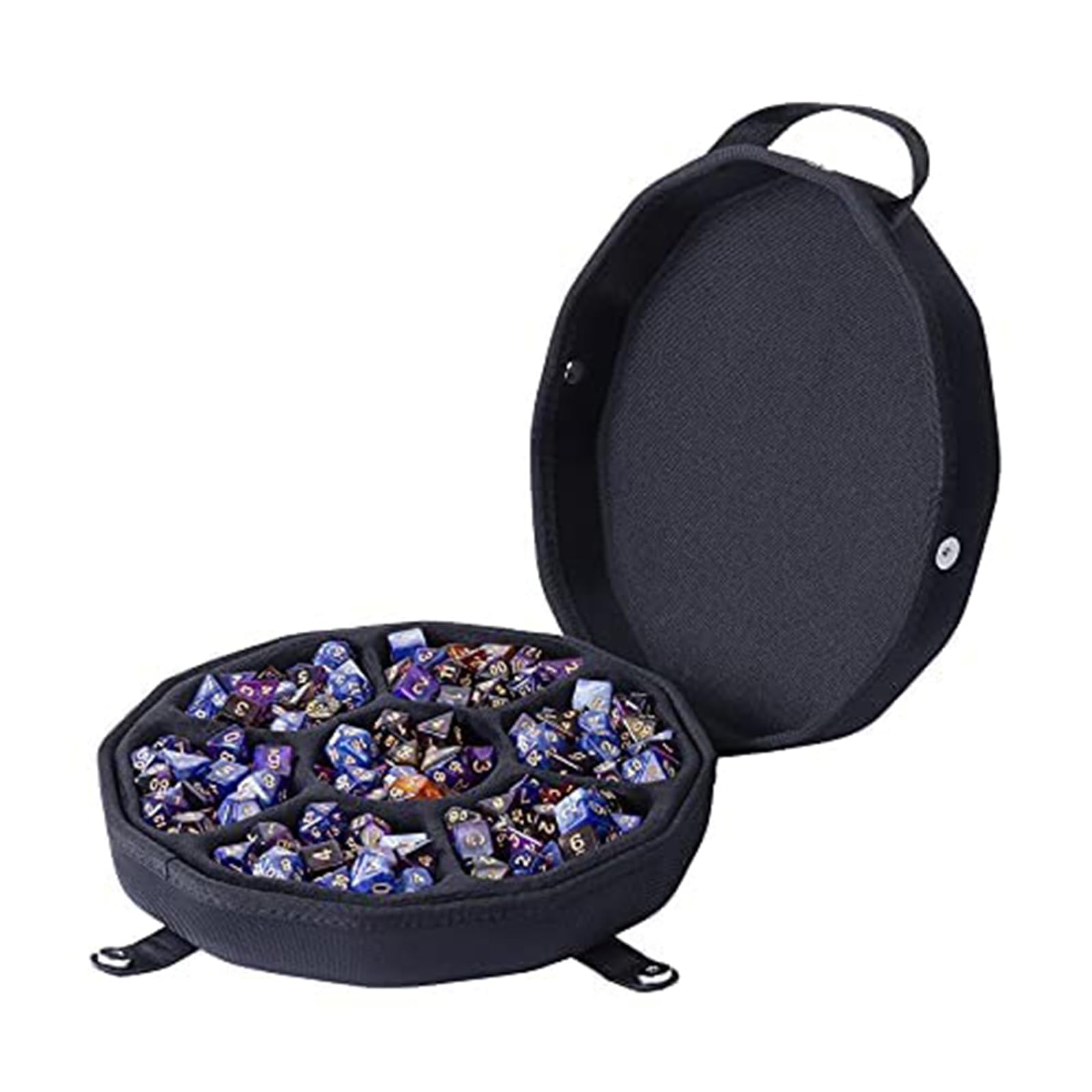 Aenllosi Hard Carrying Case Replacement for DND Dice Set 210 DND Polyhedral Dices DND Dice Tray (Only Case)