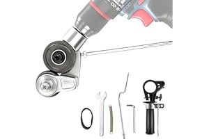 Metal Nibbler Drill Attachment, Heavy-Duty Sheet Metal Cutter for Electric Drill, Double-Cut Nibbler Tool for Fast Clean Cutt