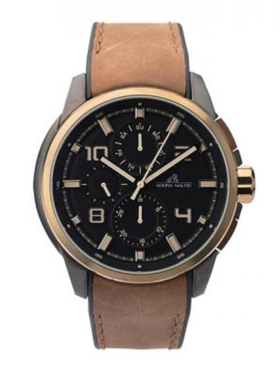 Adora Nautic Herrenuhr mit Silikonband 48 MM Multifunktion AN2057