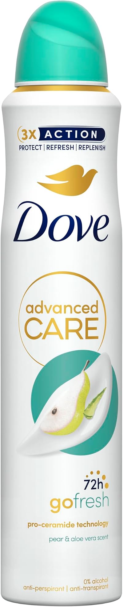 Dove Advanced Care Go Fresh Pear & Aloe Deodorant 200 ml Aerosol