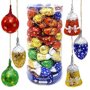 Amazon.com  Milk Chocolate Christmas Tree Ornaments  Tie On Hanging