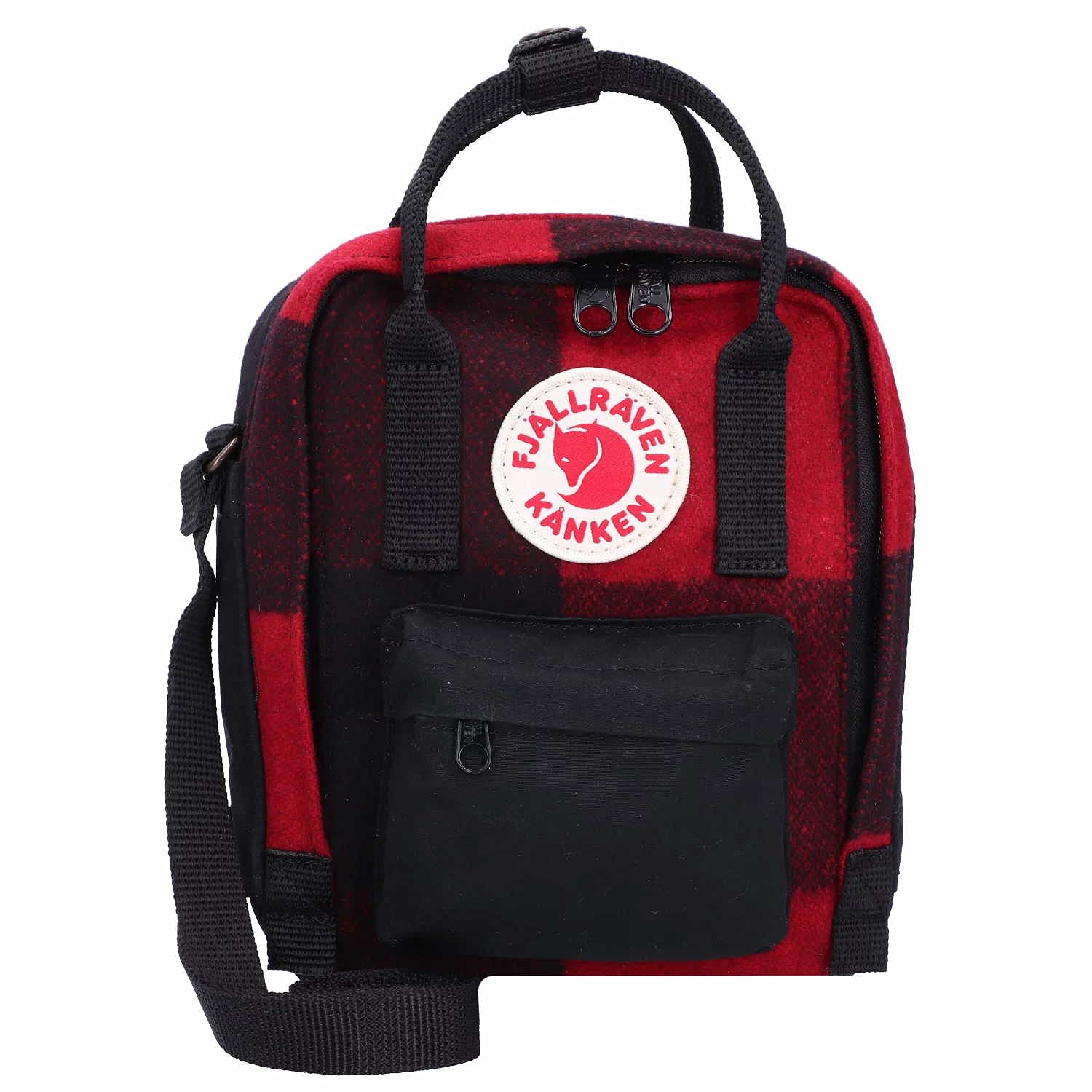 Fjällräven cross body bag shoulder bag Kånken Re-Wool Sling Red/Black