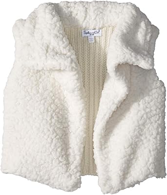 baby girl sherpa vest
