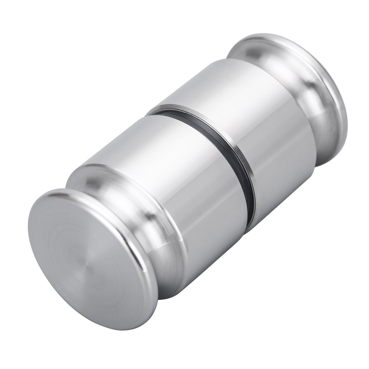 DIYI Modern Silver Stainless Steel Shower Door Knob Handle Pair, 30mm, Rustproof, Indoor Use