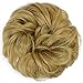 FESHFEN Messy Bun Hair Piece Hair Bun Scrunchies Synthetic Wavy Chignon Ponytail Hair Extensions Thick Updo Hairpieces for Women Girls 1PCS