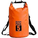LTMGL Floating Waterproof Dry Bag 5L/10L/15L/20L for women-Lightweight&Small waterproof bags backpack for Kayaking, boating,Camping, Hiking,Paddle boarding with Roll-Top Closure