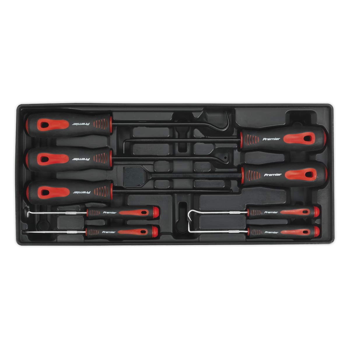 Sealey Tbt23 Tool Tray with Scraper and Hook Set 9Pc