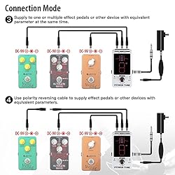 JOYO Power Supply Tuner Pedal with Isolated