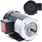 BTDH Electric Motor 2HP 3Phase 3450 RPM 208-230/460 Volt 56 Frame 5/8" Shaft Diameter for O-ilf-ield A-g-ric-ultu-re Air Compressor