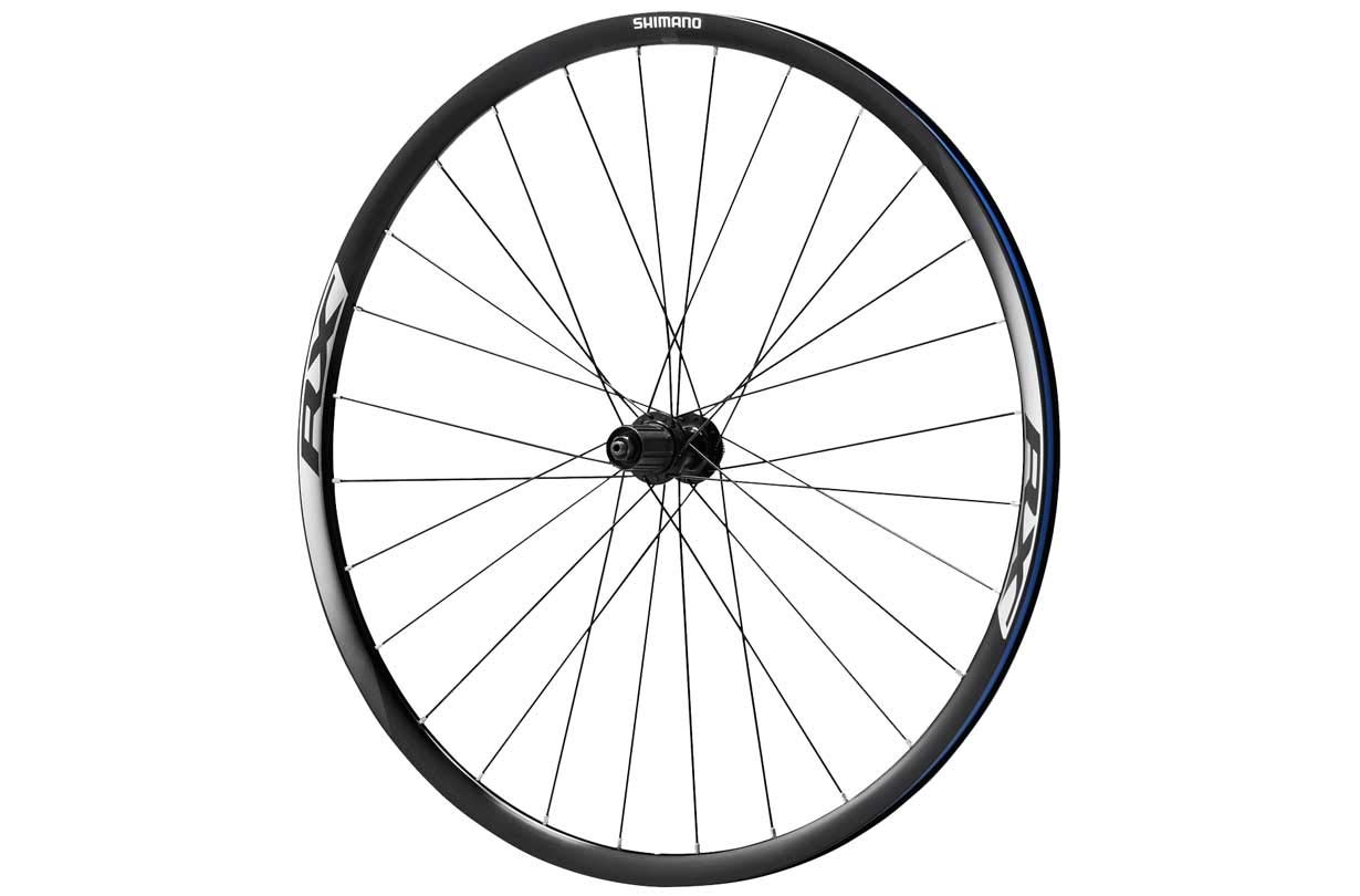 Shimano WH-RX010 disc road wheel, clincher 24 mm, 11-speed, black, rear