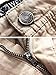 WenVen Men's Summer Cotton Twill Cargo Shorts, Light Khaki, 38