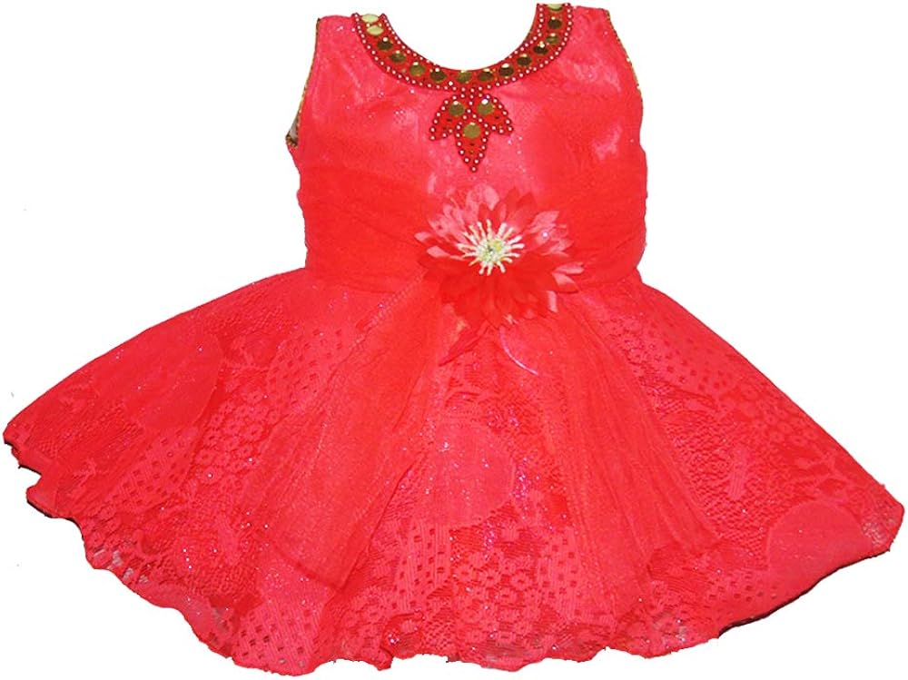 Buy Baby Girl Frock (red, 36 Months) at Amazon.in
