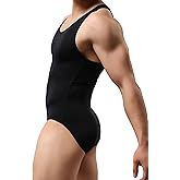 Utcelut Men's Slim One Piece Briefs Jumpsuit Athletic Bodysuit Base Layers Wrestling Singlet