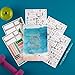 Erin Condren Designer Petite Planner Wellness Log Bundle - Includes Petite Planner and Illustrative, Functional, and Cute Stickers for Additional Customization