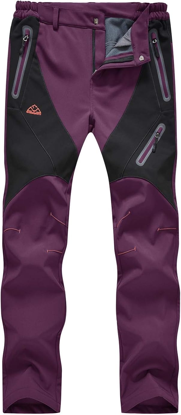 fleece lined waterproof pants womens