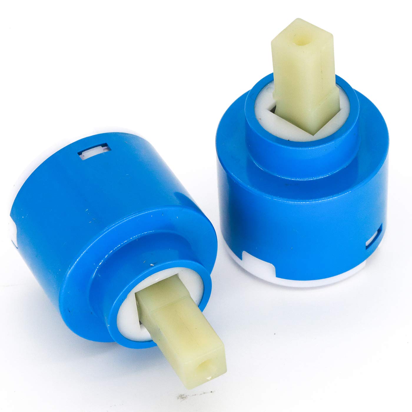 2PCS 40mm Cartridge Plastic Bath Basin Shower Lever Mixer Tap Bathroom Basins Repair Replacement