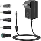 Gonine 18V 1A Power Supply, 100-240V AC to DC 18Vdc Power Adapter. | 18V Power Cord UL Listed Compatible with DC 18V 1.0A 1000mA 0.75A 750mA 0.6A 600mA 0.5A 500mA.