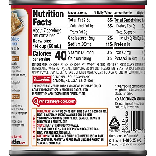 Campbell'sÂ Gravy, Chicken, 13.8 Â oz. Can