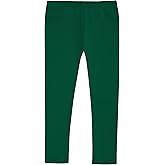 Girls 100% Cotton Leggings – Soft Breathable Baby Rib Pants for School Uniform, Sensory-Friendly Wear, Sensitive Skin Comfort