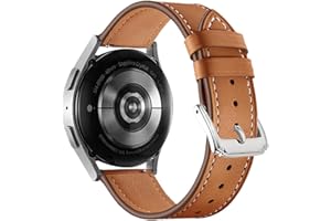 FAGWIG Genuine Leather Watch Band for Women Men Quick Release Spring Bars Bands 20mm 22mm Top Cowhide Calfskin Wristband Replacement Watchband Strap