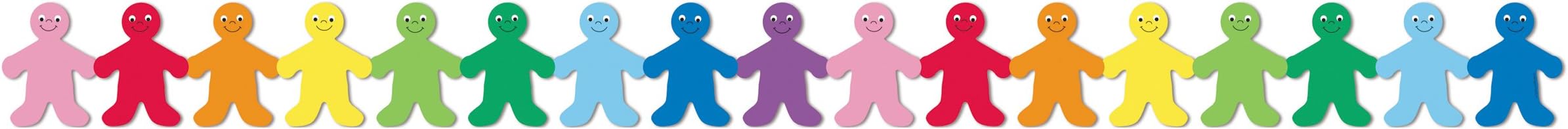 Die Cut Rainbow Kids Display Board Trimmer - 12 x 900mm Strips per Pack