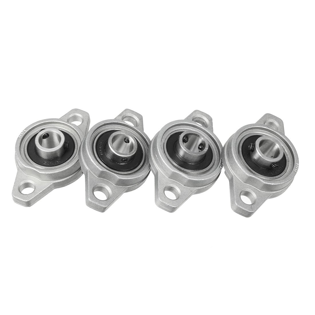 Sourcingmap 4pcs KFL000 10mm Zinc Alloy Self Aligning Pillow Block Flange Bearing