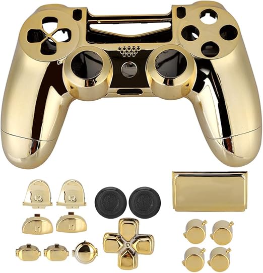 Amazon Ps4 Slim用プラスチックゲームパッド ハンドルハウジングシェルカバー コントローラーハードケースカバー 快適な手触り感 Absプラスチック製 弾力性ある 交換 保護用 ケース 収納