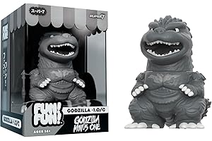 Super7 Fun! Fun! Toho Godzilla Minus One (Grayscale) Vinyl Figure - 5" Toho Godzilla Action Figure Kaiju - Classic Movie Monster Fans Collectibles & Retro Toys - Limited Edition - Amazon Exclusive