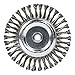 Mercer Industries 184020 Knot Wire Wheel, 8" x 5/8" x (1/2", 5/8"), For Bench/Pedestal Grinders primary