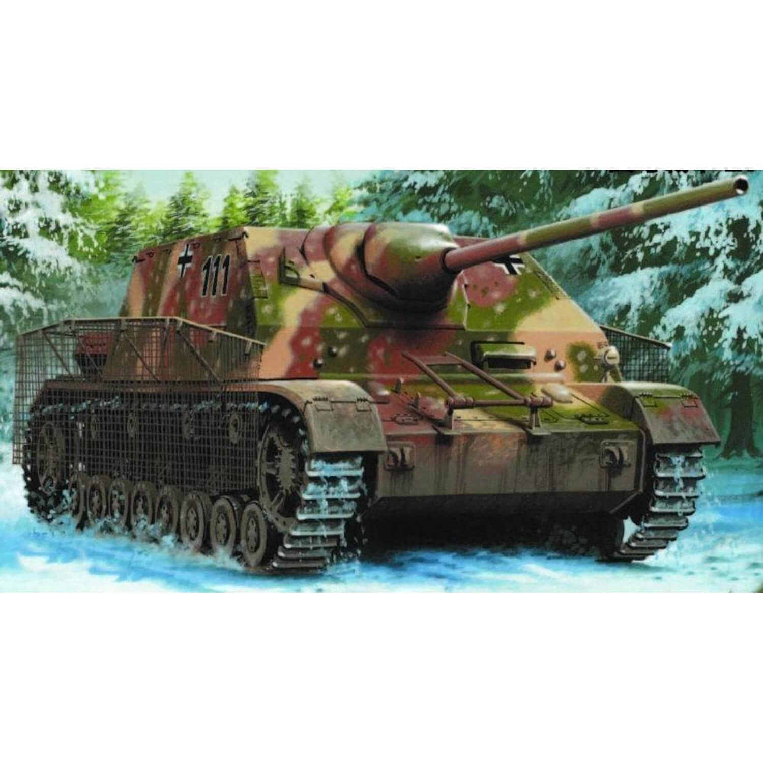 Hobbyboss 1:35 Scale German Panzer IV/70 A Sd Kfz 162/1" Model Kit (Grey)
