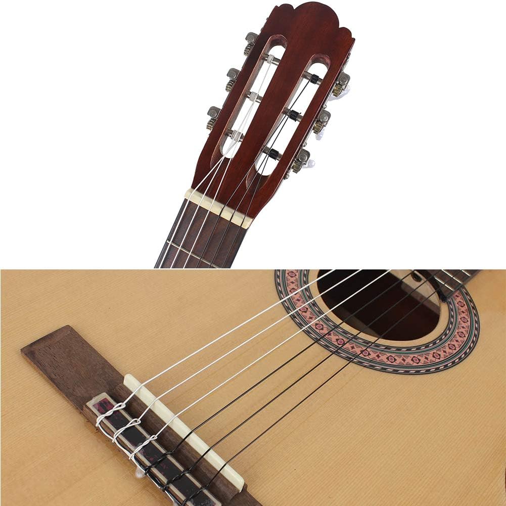 Corde Per Chitarra Classica In Acciaio - Set Di 6 Corde Morbide E Facili Da Suonare - Foto 4
