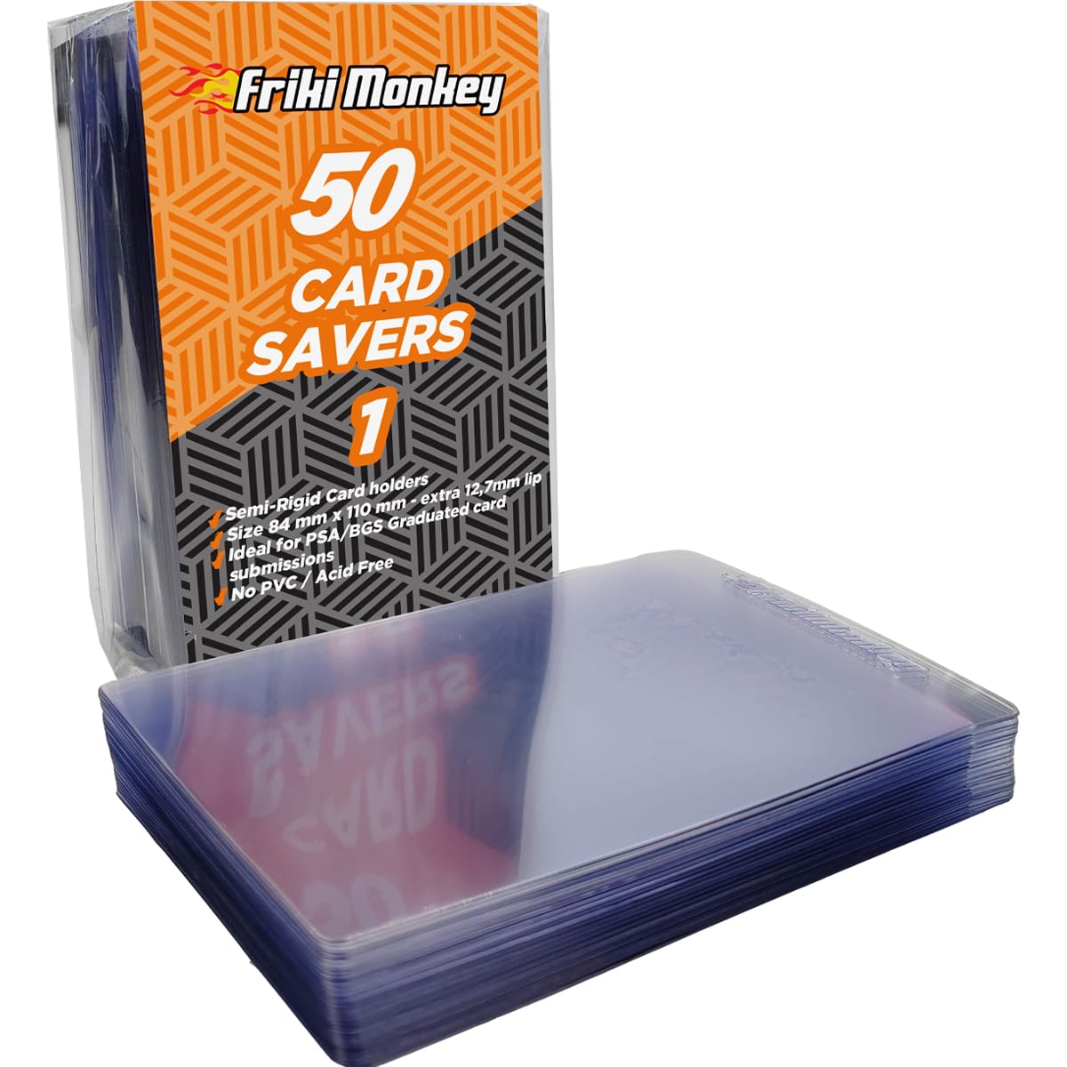 PSA 50 Card Saver Pack - NBA, Magic Collectible Card Sleeves (84 x 110 mm, Card Holders)