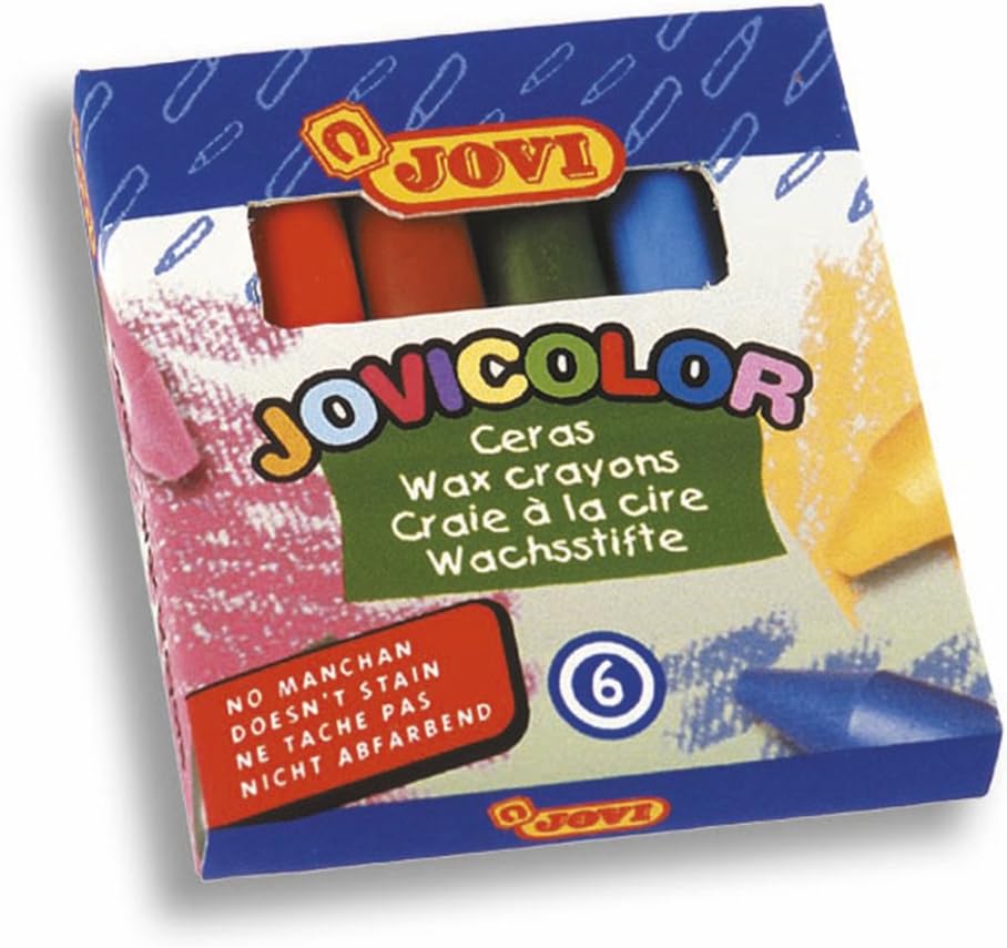 Jovicolor 980 - Ceras, caja de 6 unidades, Única: Amazon.es: Oficina y papelería