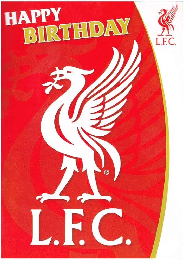 Liverpool FC Musical Birthday Card: Amazon.co.uk: Clothing