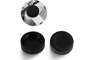 BESTMOY 2PCS Engine Coolant Overflow Reservoir Cap, OEM #2171279900, 21712-79900 Replacement, Compatible with 2003-2017 EX35 FX37 EX37 G35 Q70 QX50 G25 G37, Car Accessories (Black)