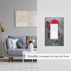 Valentine'S Day Red Rose 1 Gang Single Rocker Art
